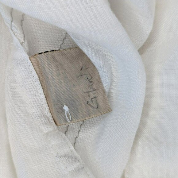 Reunion Men's Linen White Button Up Light Weight Shirt XXL - Picture 5 of 7